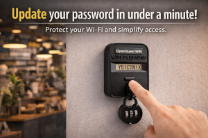 Wi-Fi Password Display for Cafés & Small Businesses